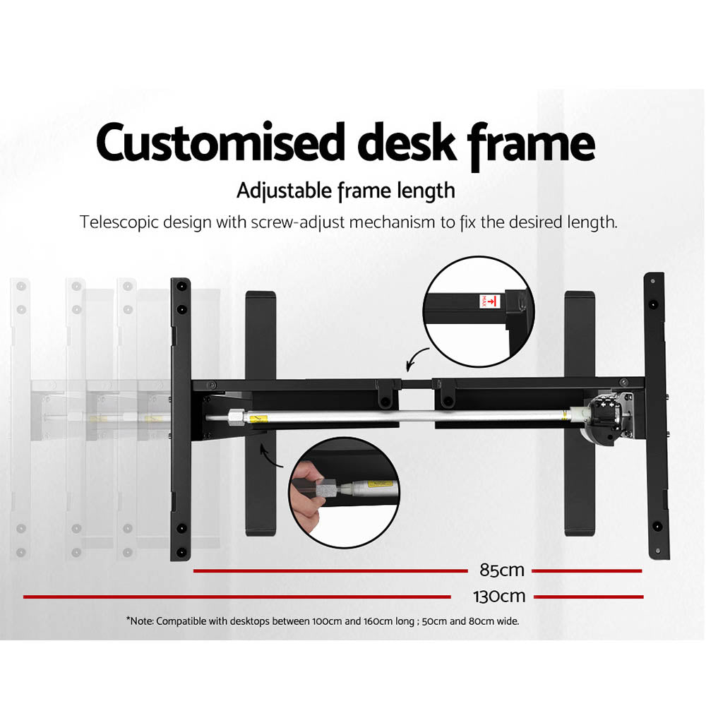Marlook Standing Desk Motorised White 120CM
