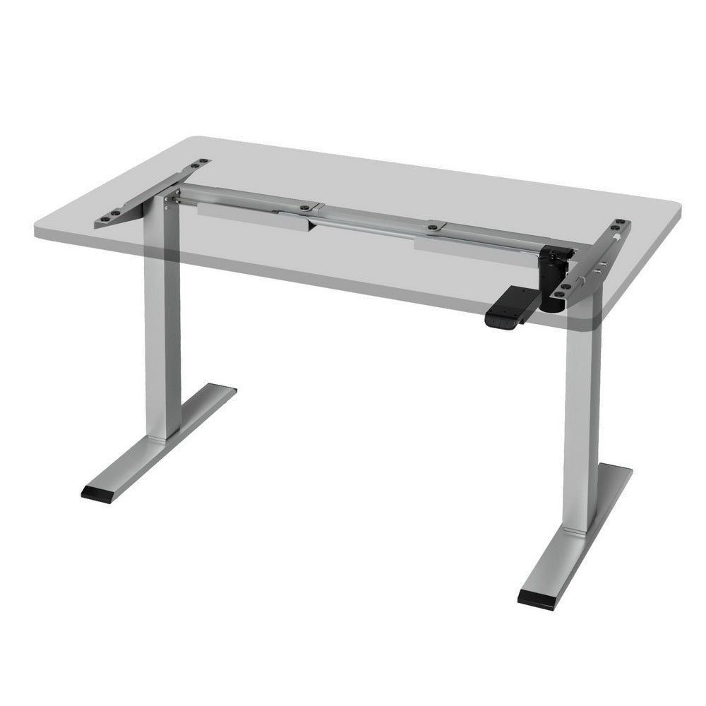 Marlook Electric Standing Desk Frame Only Height Adjustable 70KG Load Grey