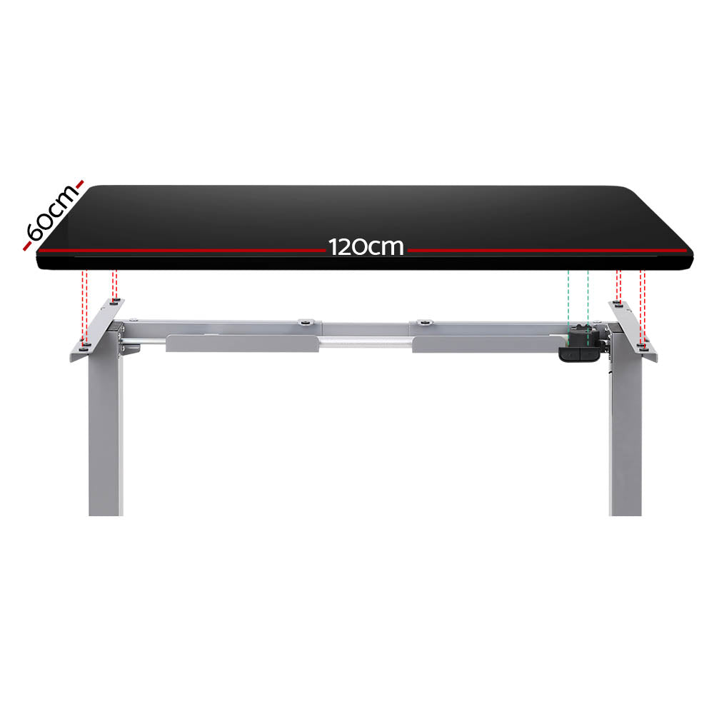 Marlook Standing Desk Motorised 120CM Black