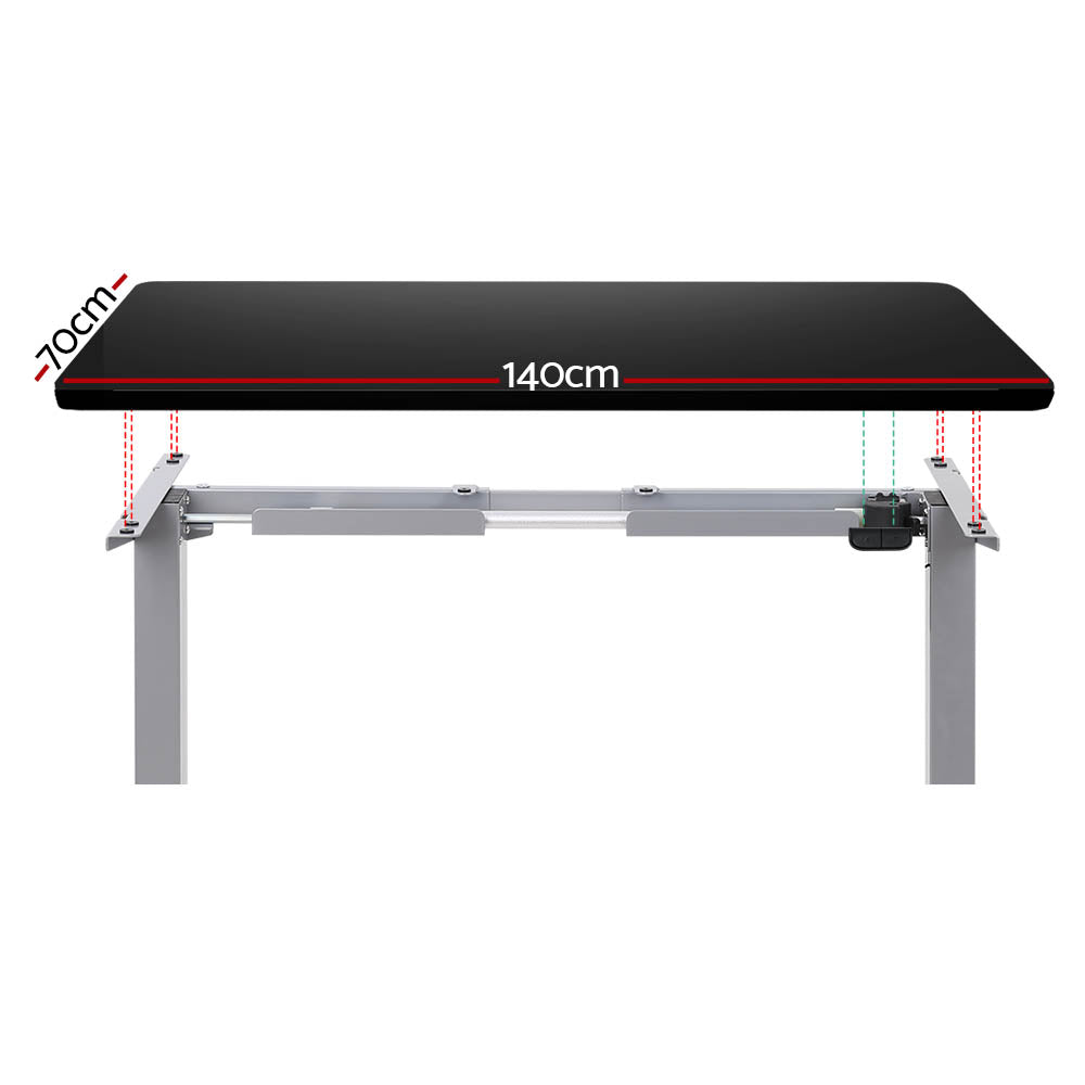 Marlook Standing Desk Motorised 140CM Black