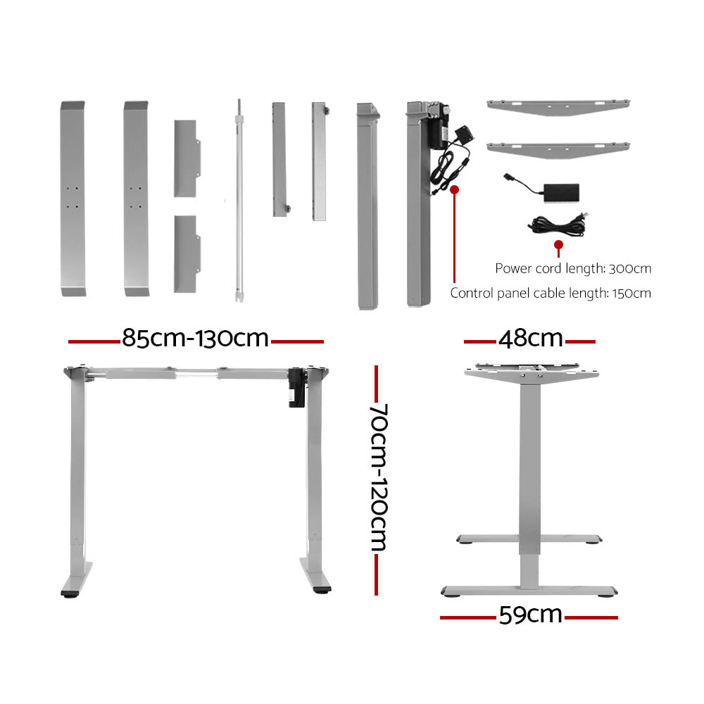 Marlook Standing Desk Motorised 140CM White