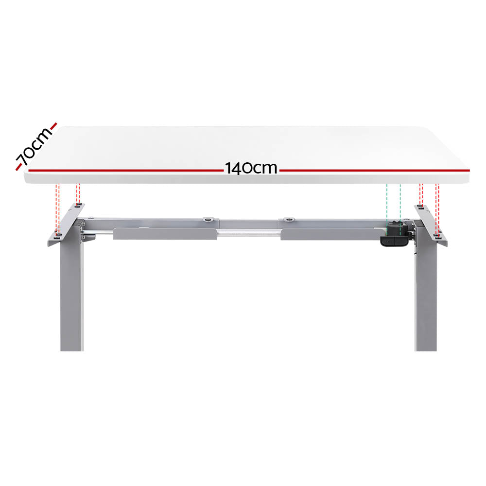 Marlook Standing Desk Motorised 140CM White