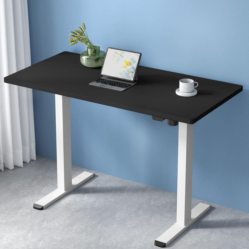 Marlook Standing Desk Motorised Sit Stand Desks Black 120CM