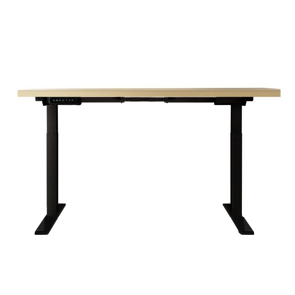 Marlook Standing Desk Motorised Dual Motor White Oak 120CM