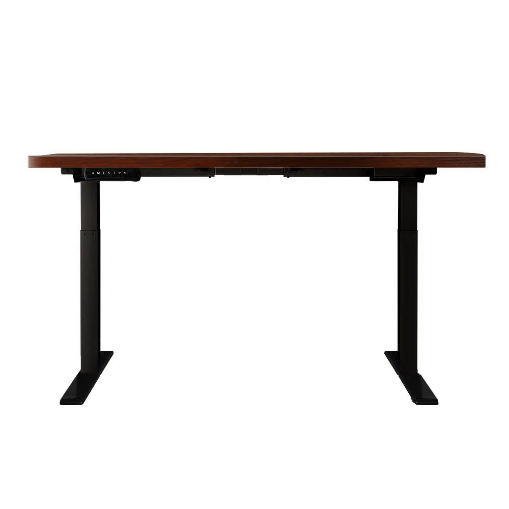 Marlook Standing Desk Motorised Dual Motor Walnut 140CM