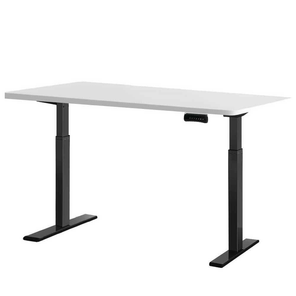 Marlook Standing Desk Motorised Dual Motor White 140CM