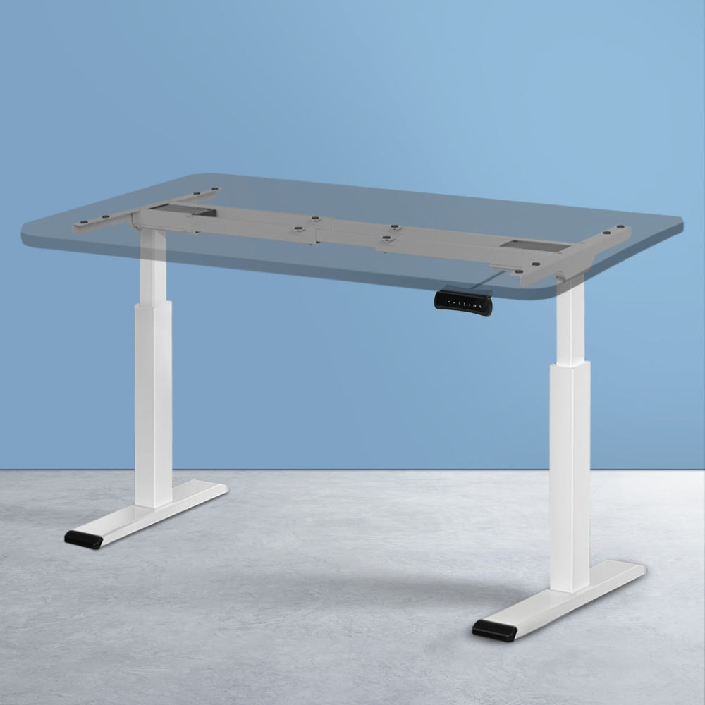 Marlook Standing Desk Frame Only Dual Motor Motorised White