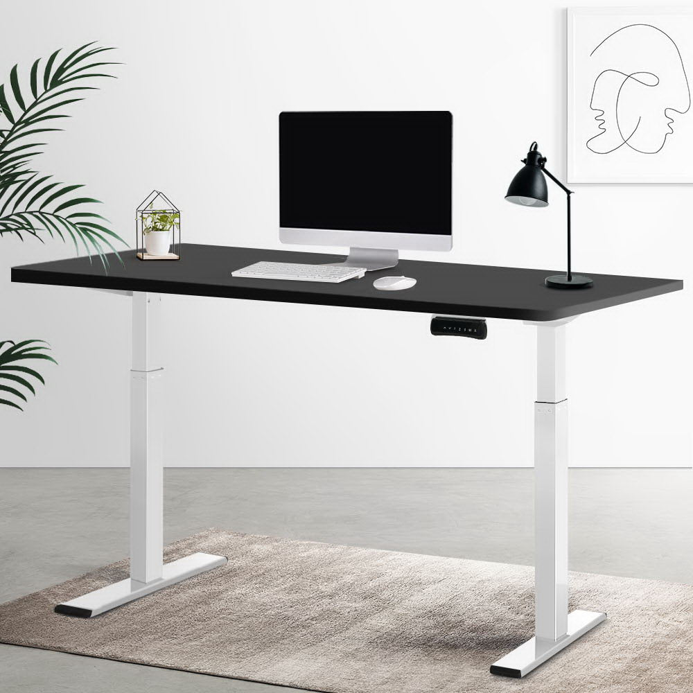 Marlook Standing Desk Motorised Dual Motor 140CM Black