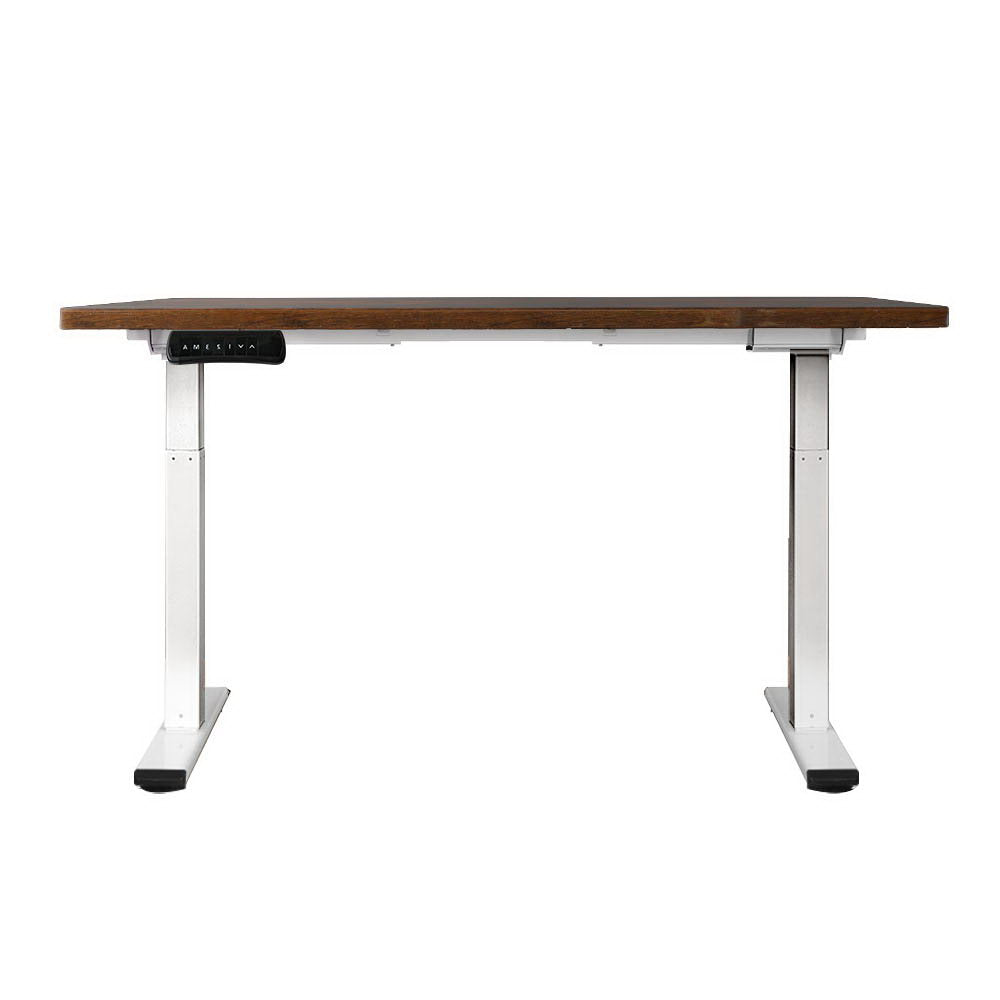 Marlook Standing Desk Motorised Dual Motor 140CM Rustic Brwon