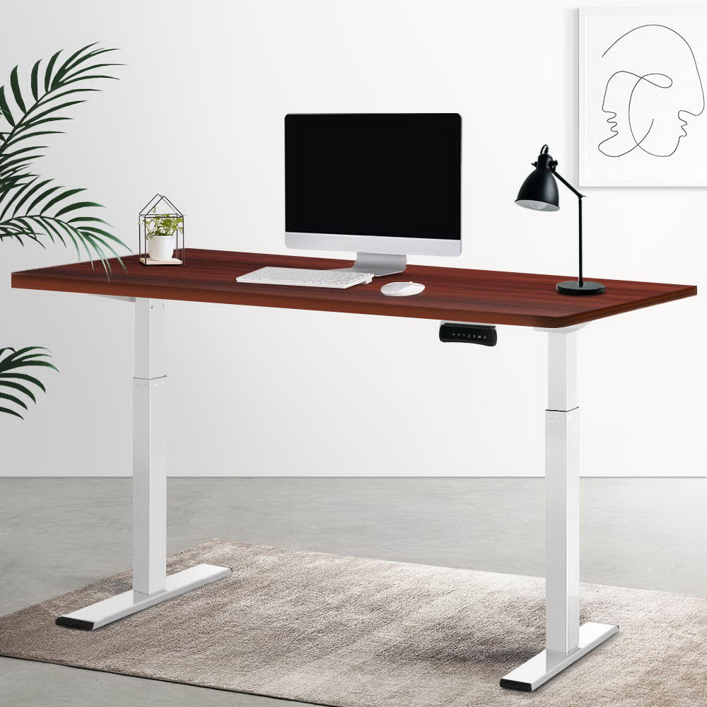 Marlook Standing Desk Motorised Dual Motor 120CM Walnut