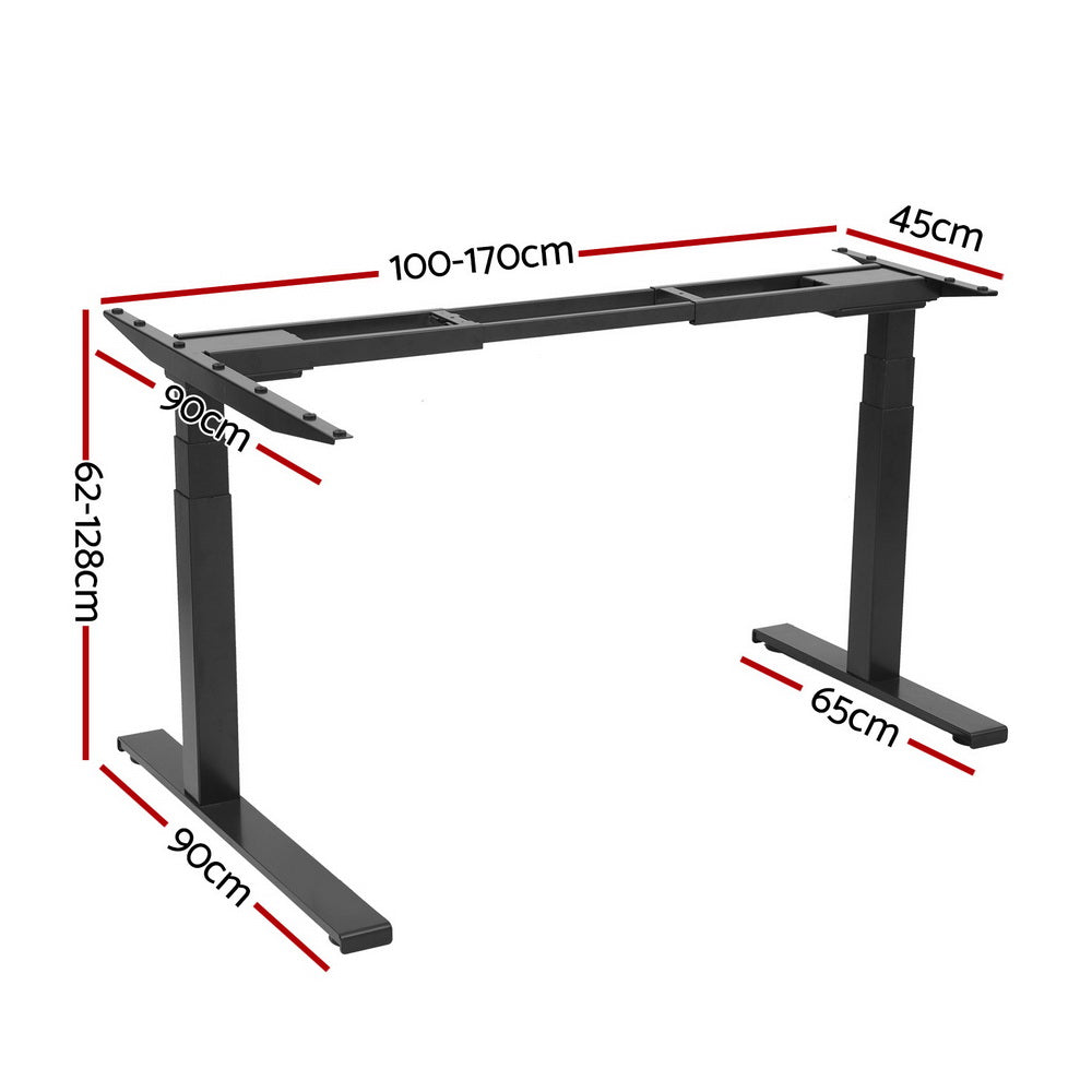 Marlook Standing Desk Frame Only L-shape Motorised