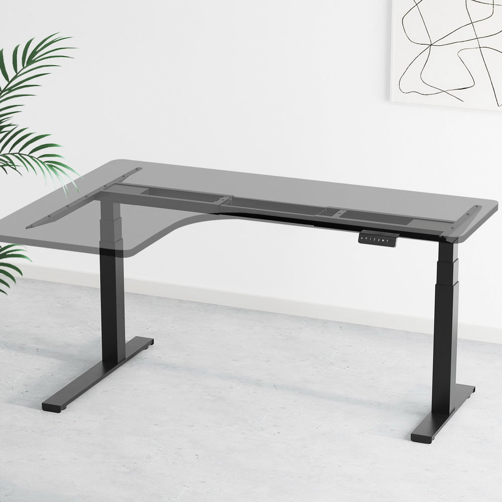 Marlook Standing Desk Frame Only L-shape Motorised