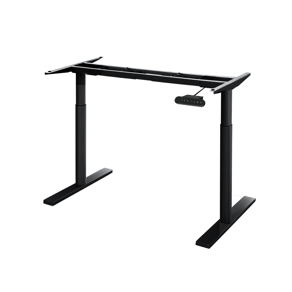 Marlook Standing Desk Frame Only Dual Motor Motorised Adjustable 125KG Load Black