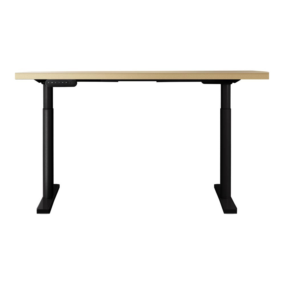 Marlook Standing Desk Motorised Electric Dual Motor White Oak 120CM