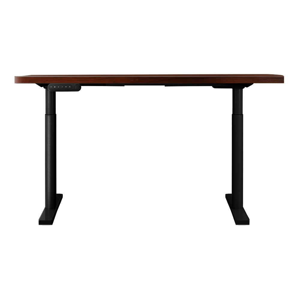 Marlook Standing Desk Motorised Electric Dual Motor Walnut 120CM
