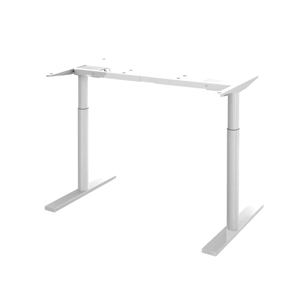 Marlook Standing Desk Frame Only Dual Motor Motorised Adjustable 125KG Load White
