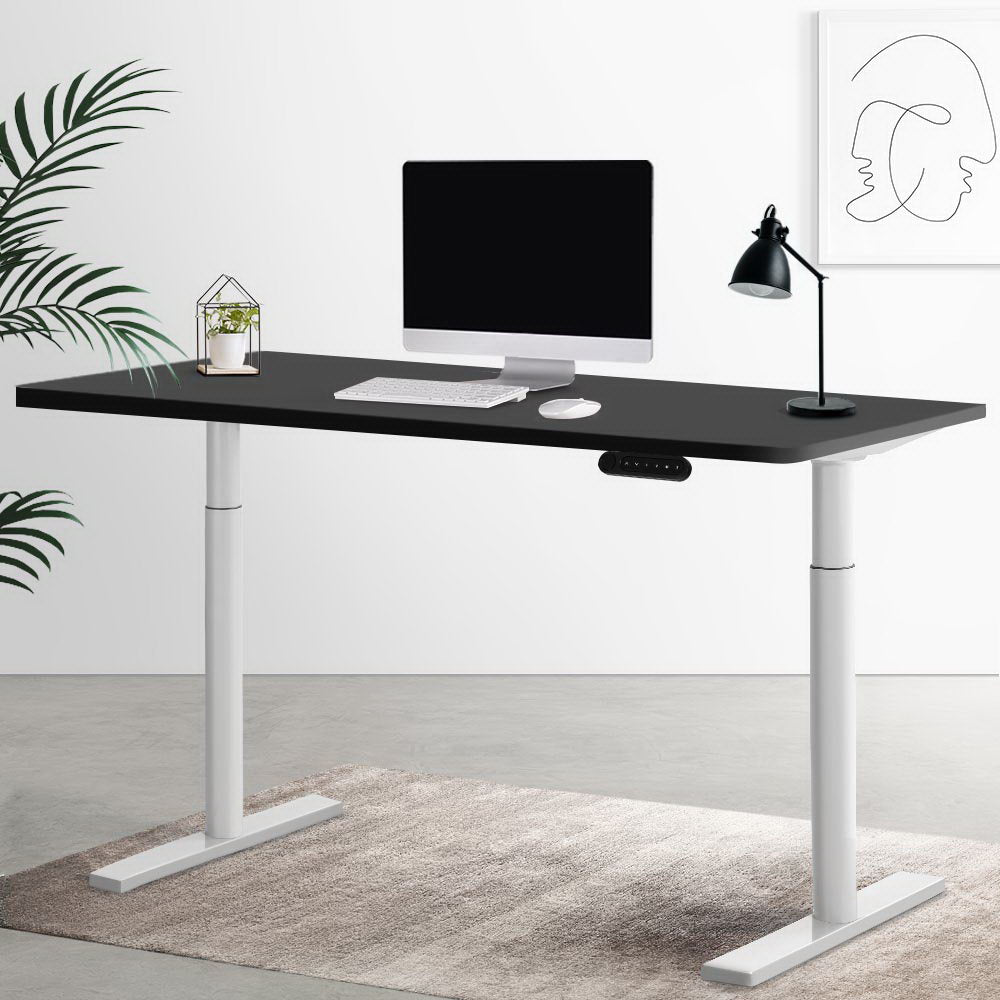 Marlook Standing Desk Motorised Electric Dual Motor 140CM Black