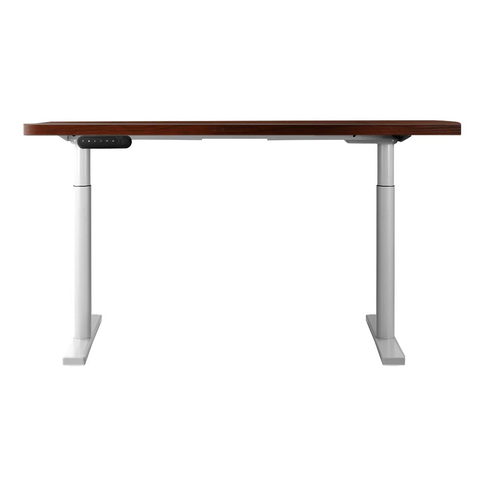 Marlook Standing Desk Motorised Electric Dual Motor 140CM Walnut