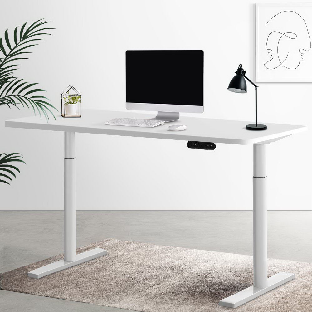 Marlook Standing Desk Motorised Electric Dual Motor 120CM White