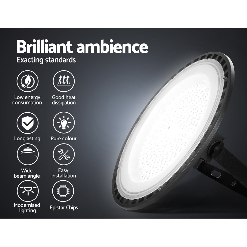 Marlook High Bay Light LED 150W Industrial Lamp Workshop Warehouse Factory Lights