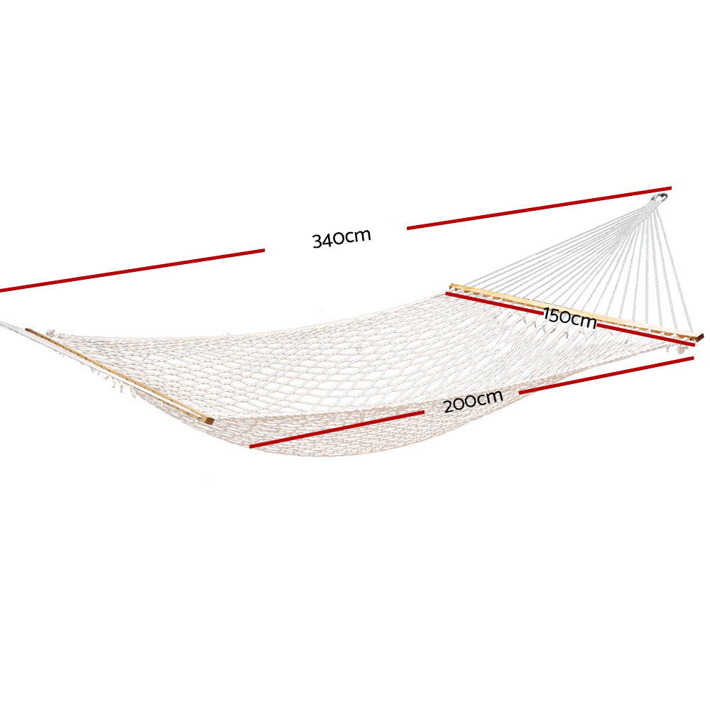 Marlook Hammock Bed Outdoor Chair Camping Hanging Hammocks Mesh 2 Person