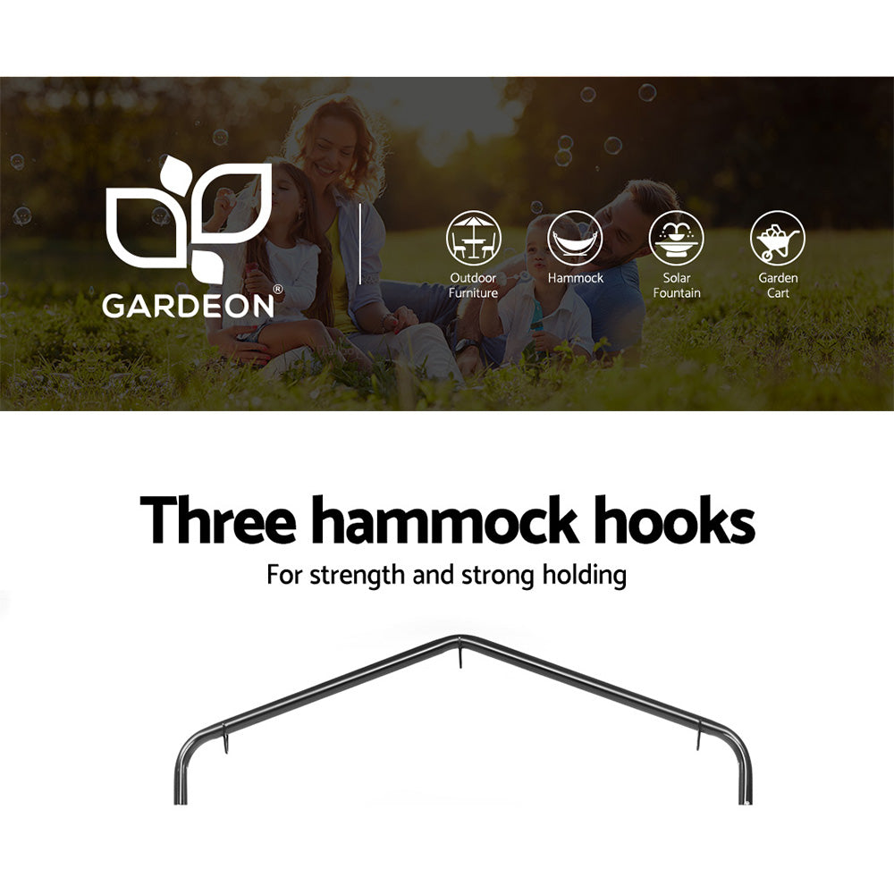 Marlook Outdoor Hammock Chair with Stand Swing Hanging Hammock Garden Cream