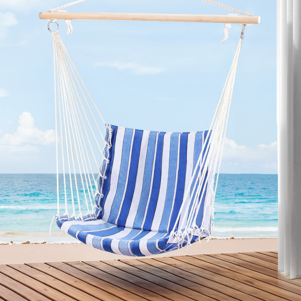 Marlook Hammock Chair Swing Camping Blue