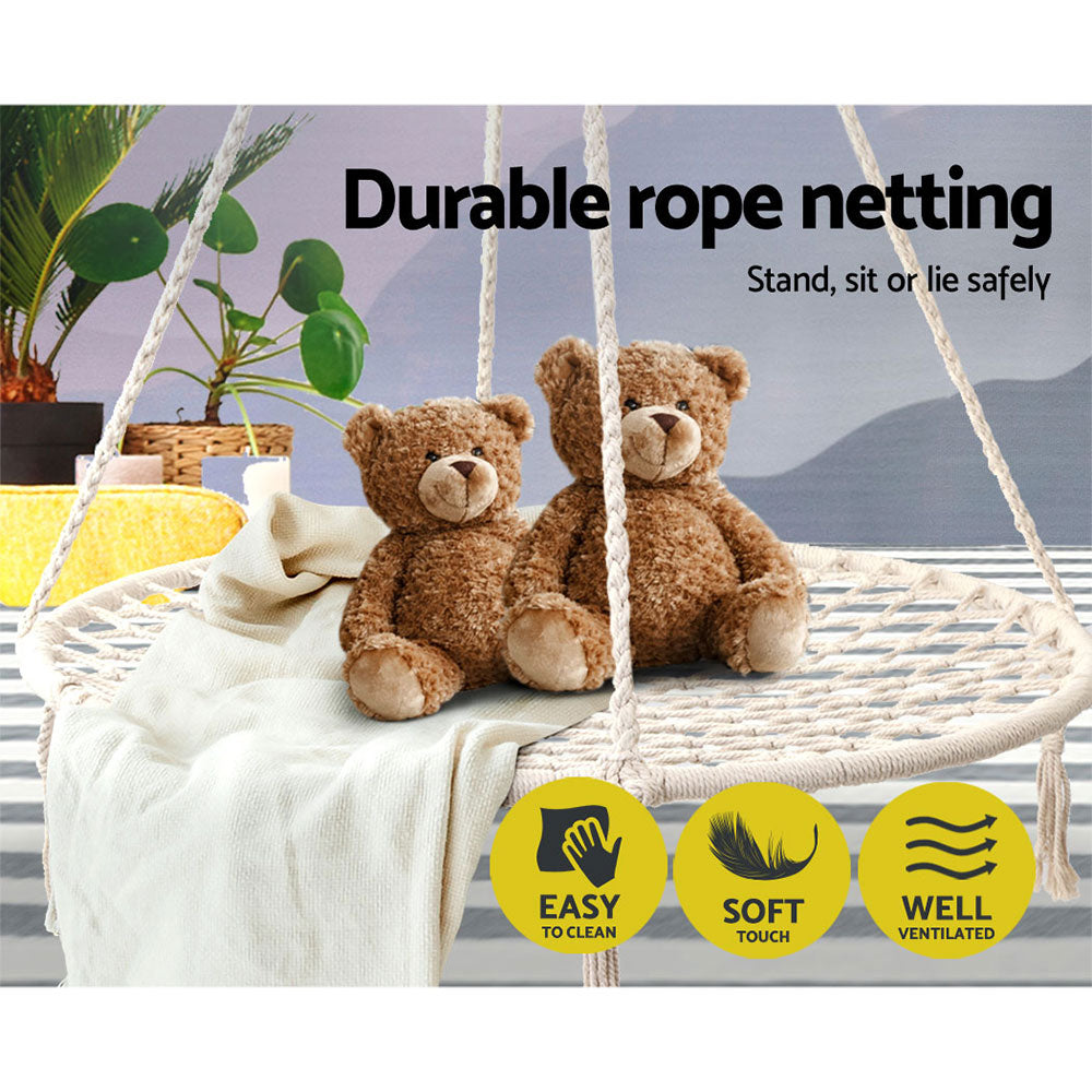 Marlook Hammock Chair Outdoor Tree Swing Nest Web Hanging Seat 100cm
