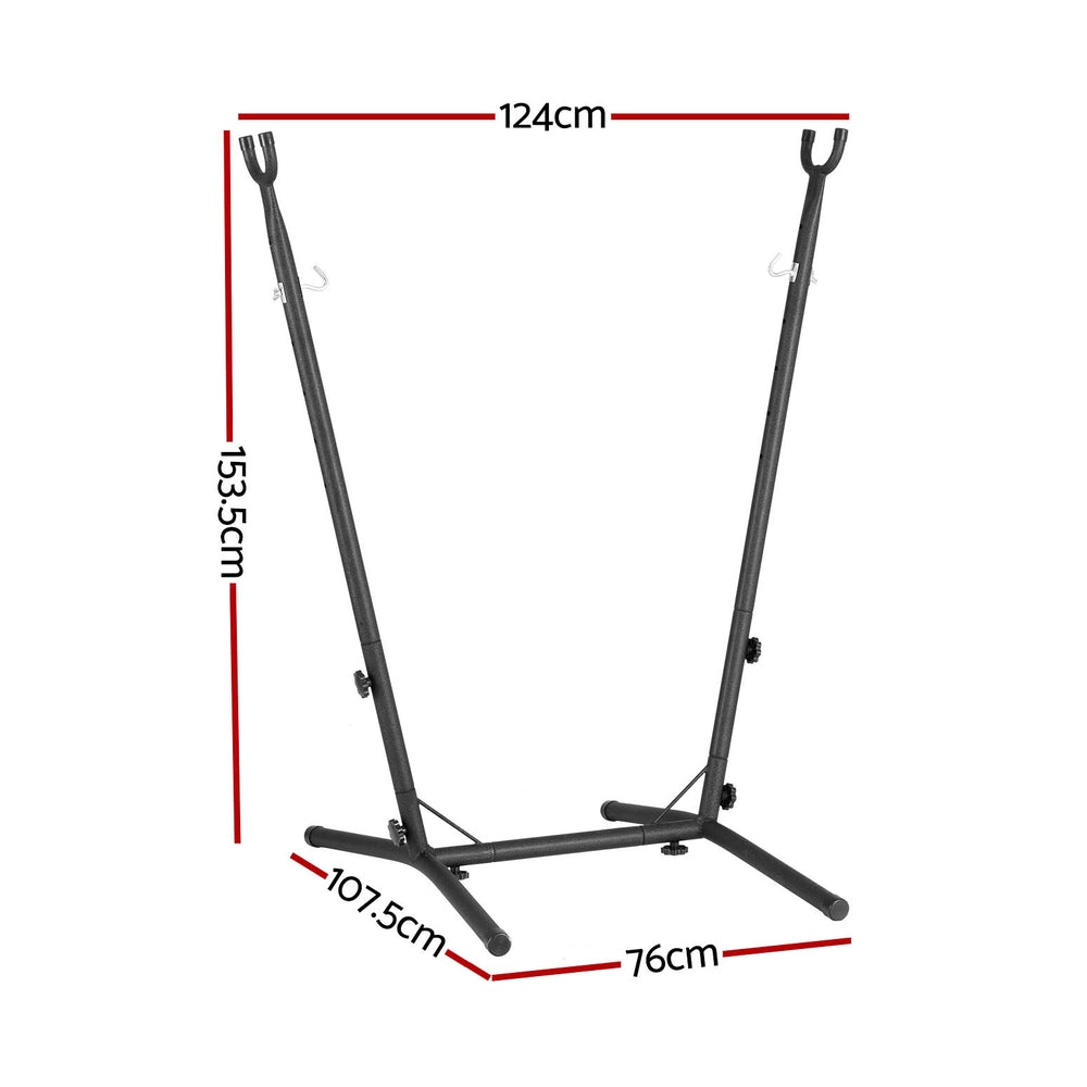 Marlook Hammock Chair Stand Metal Frame Black