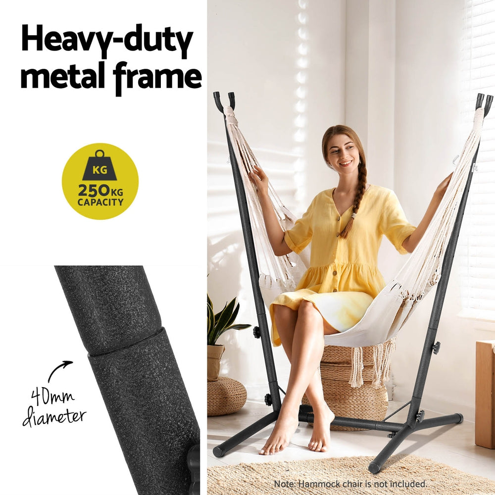 Marlook Hammock Chair Stand Metal Frame Black
