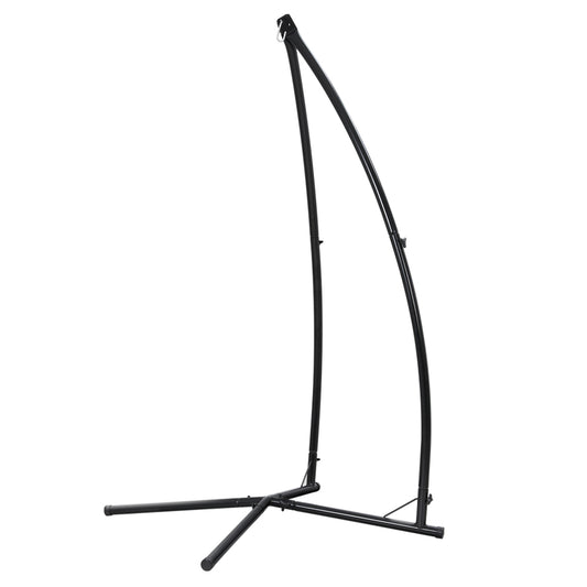 Marlook Hammock Chair Steel Stand Outdoor Furniture Heavy Duty Black
