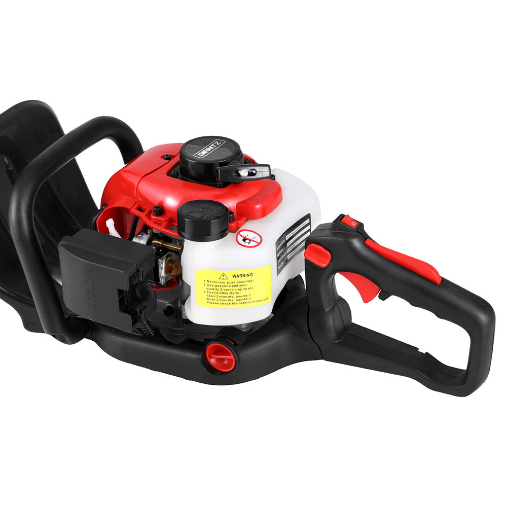 Marlook 25.4CC Petrol Hedge Trimmer 24" Dual Blade Tree Grass Garden Tool