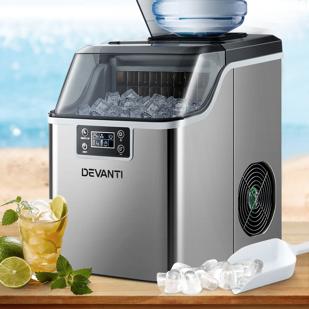 Marlook Ice Maker Machine Commercial Portable Ice Cube Tray Countertop 3.2L