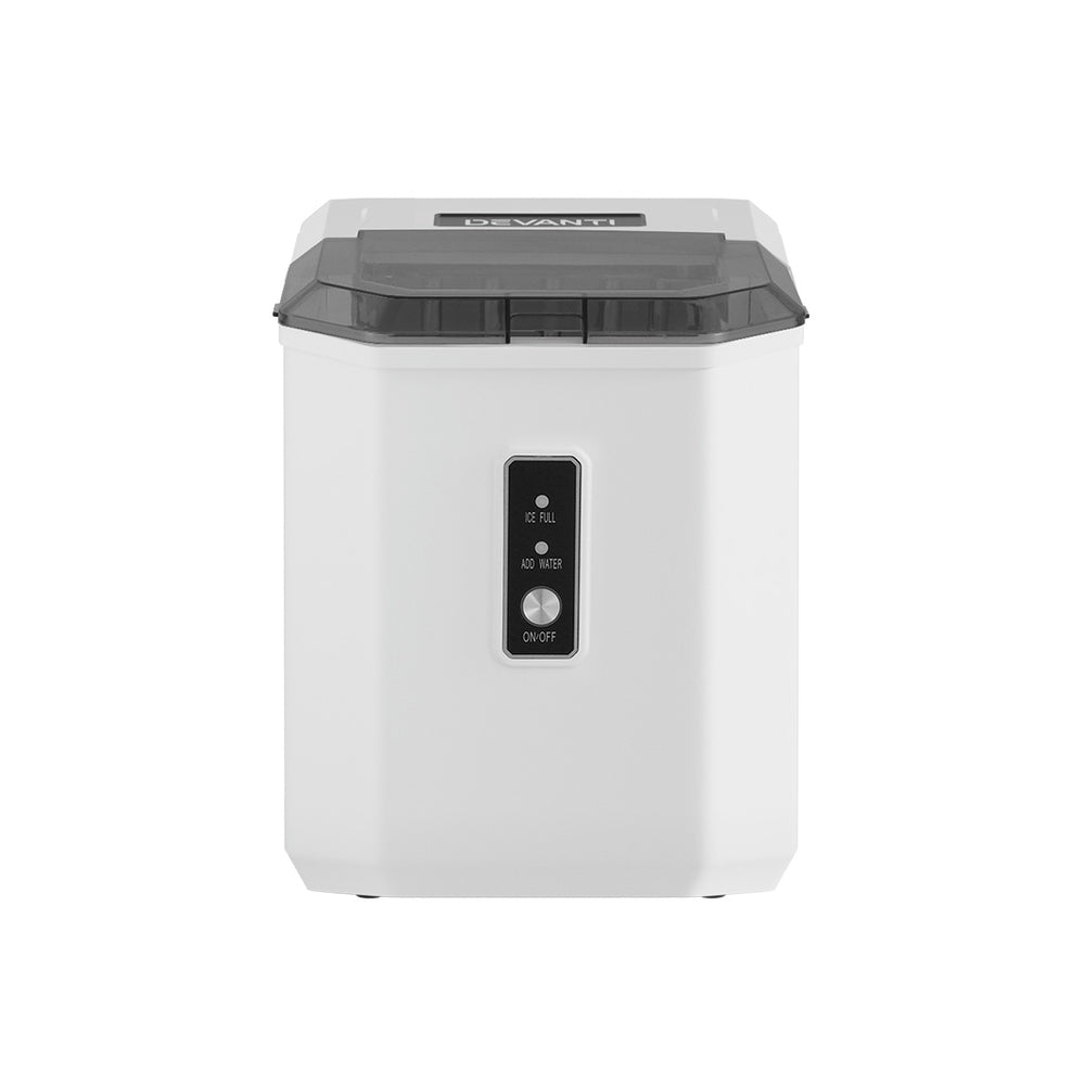 Marlook 12kg Ice Maker Machine Portable Ice Cube Tray Bar Countertop 2L Black