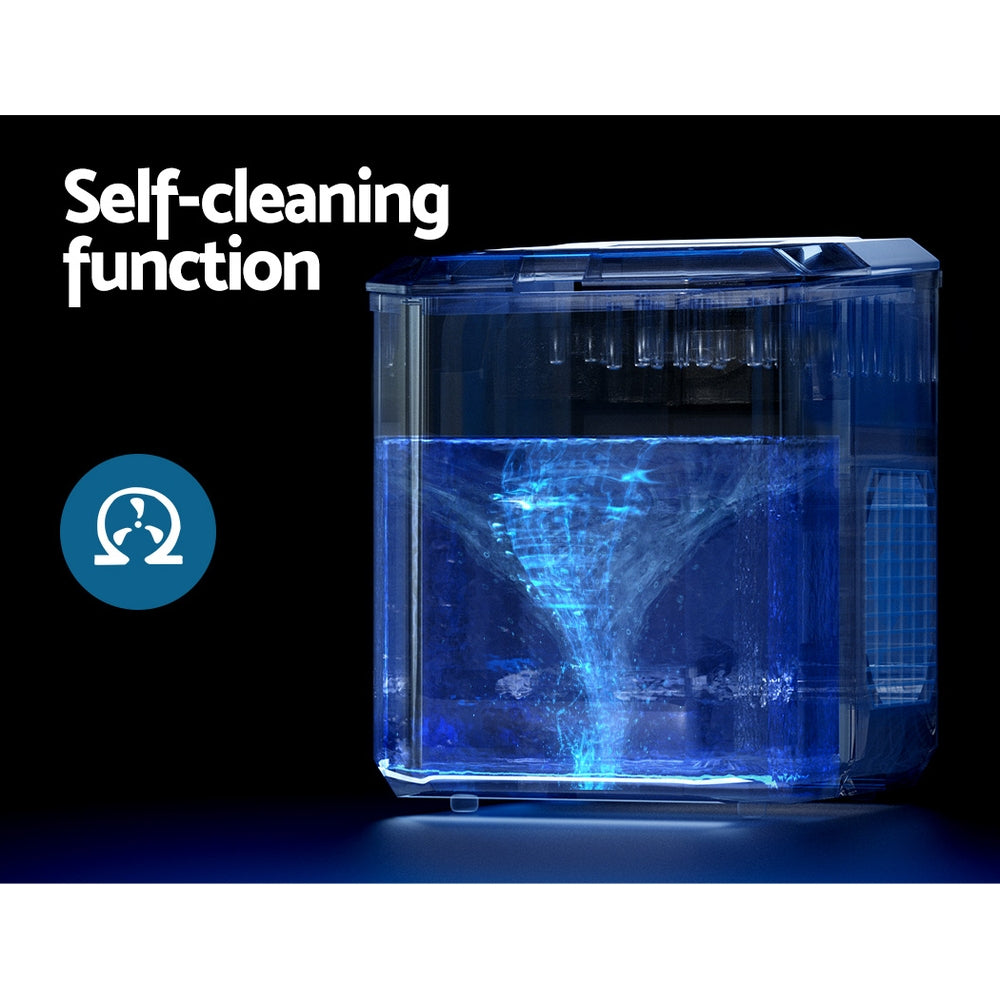 Marlook 12kg Ice Maker Machine Portable Ice Cube Tray Bar Countertop 2L Black