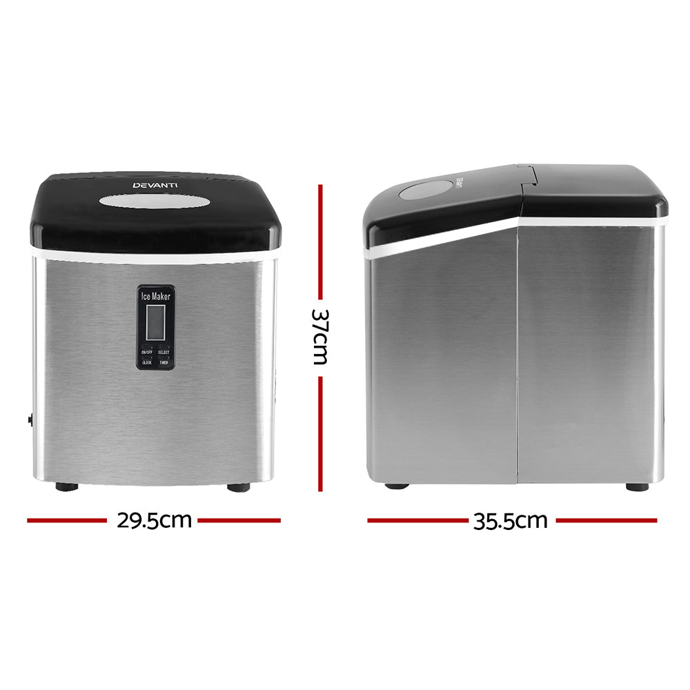 Marlook 3.2L Stainless Steel Portable Ice Cube Maker