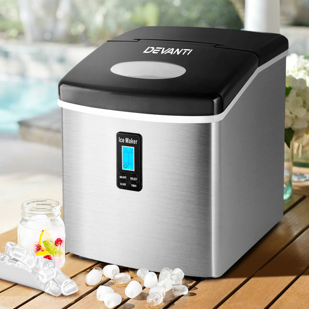 Marlook 3.2L Stainless Steel Portable Ice Cube Maker
