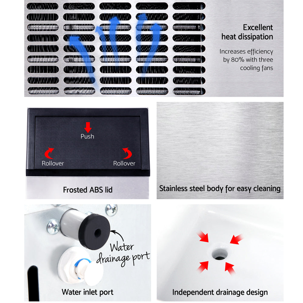 Marlook 60kg Commercial Ice Maker Machine