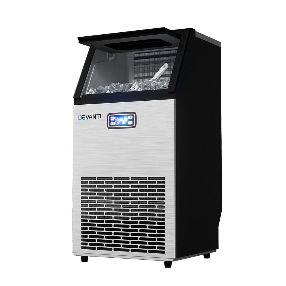 Marlook Commercial Ice Maker Machine 45kg Ice Cube Tray Bar Stainless Steel