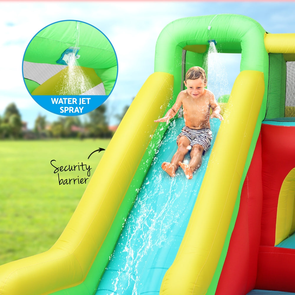 Marlook Kids Inflatable Pool Water Slide Park Jumping Castle 575X445CM