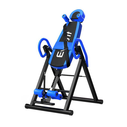 Marlook Inversion Table Gravity Exercise Inverter Back Stretcher Home Gym Blue