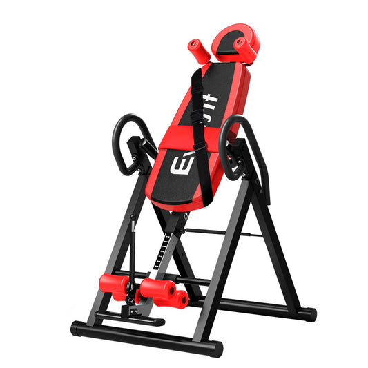 Marlook Inversion Table Gravity Exercise Inverter Back Stretcher Home Gym Red
