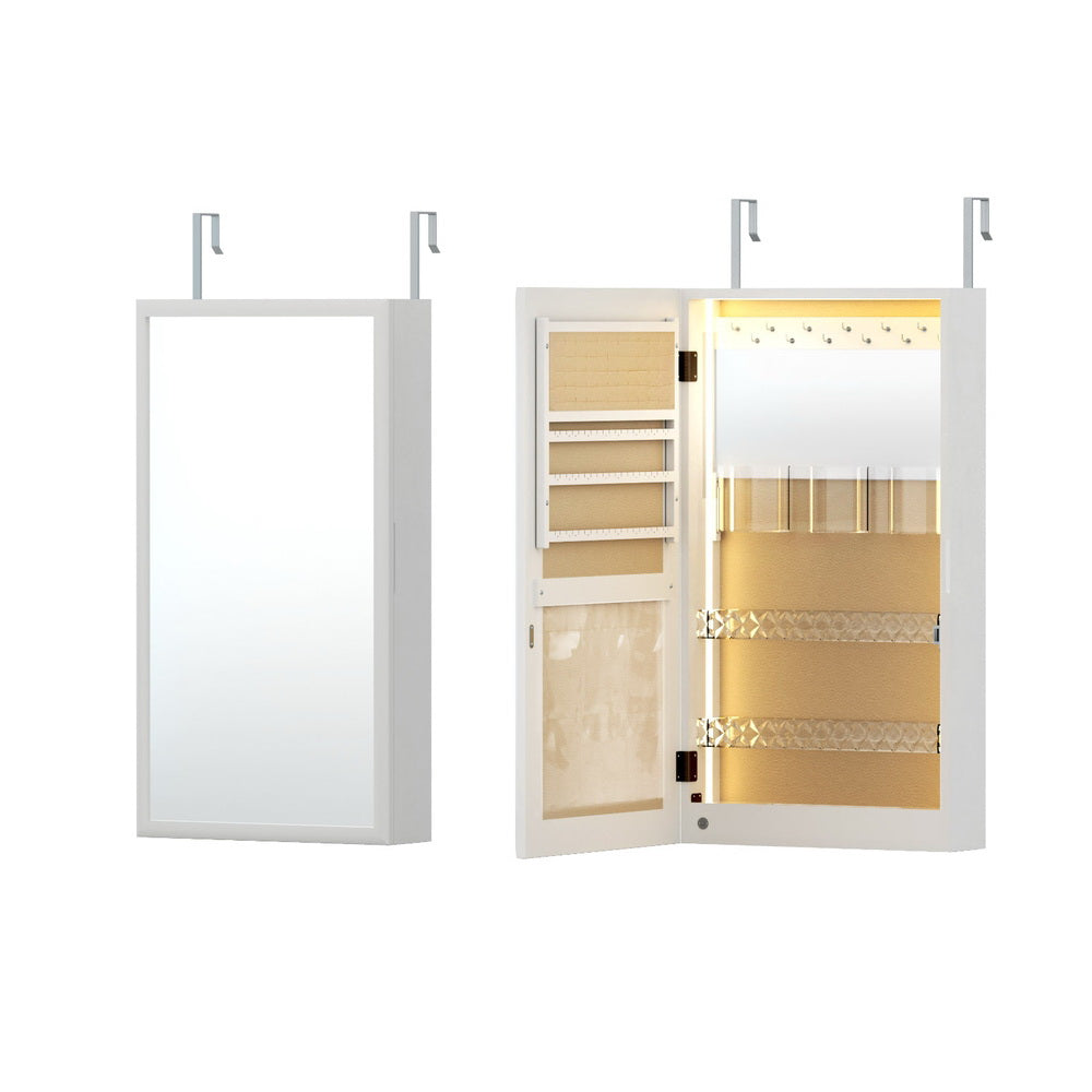 Marlook Jewellery Cabinet Mirror Door Wall Mount