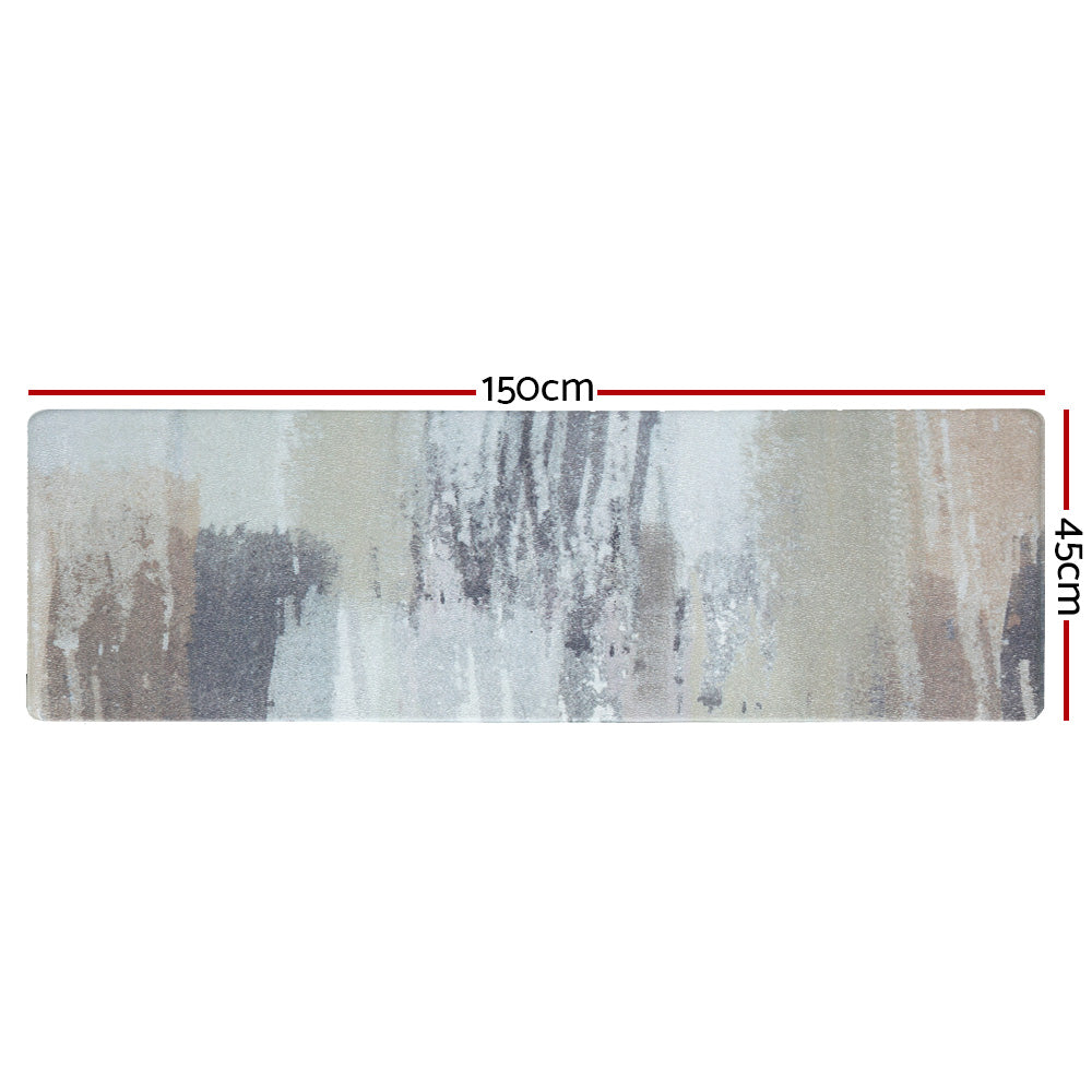Marlook Kitchen Mat 45x150cm PVC Floor Rug Carpet Non-slip Lydia