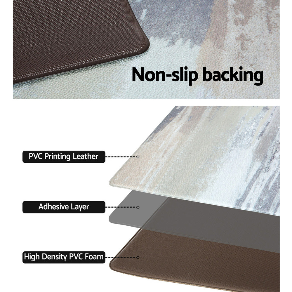 Marlook Kitchen Mat 45x150cm PVC Floor Rug Carpet Non-slip Lydia