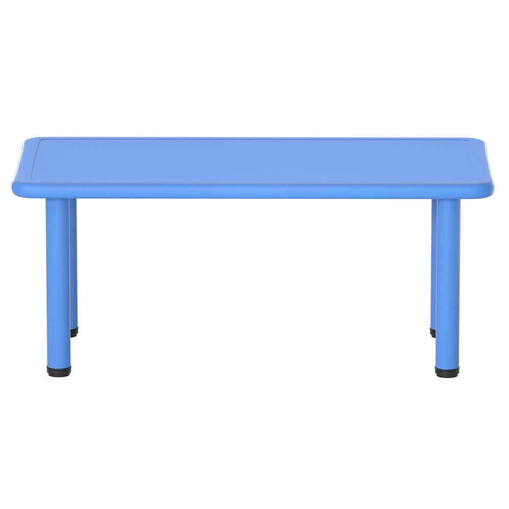 Marlook Kids Table Plastic Square Activity Study Desk 60X120CM
