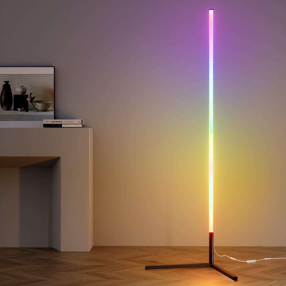 Marlook RGB LED Floor Lamp Remote Control Corner Light Stand Gaming Room 150CM