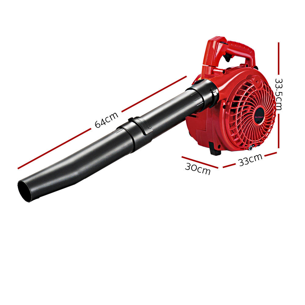 Marlook Petrol Leaf Blower Garden Vacuum Handheld Commercial Outdoor Tool 36CC