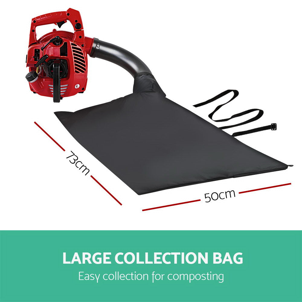 Marlook Petrol Leaf Blower Garden Vacuum Handheld Commercial Outdoor Tool 36CC