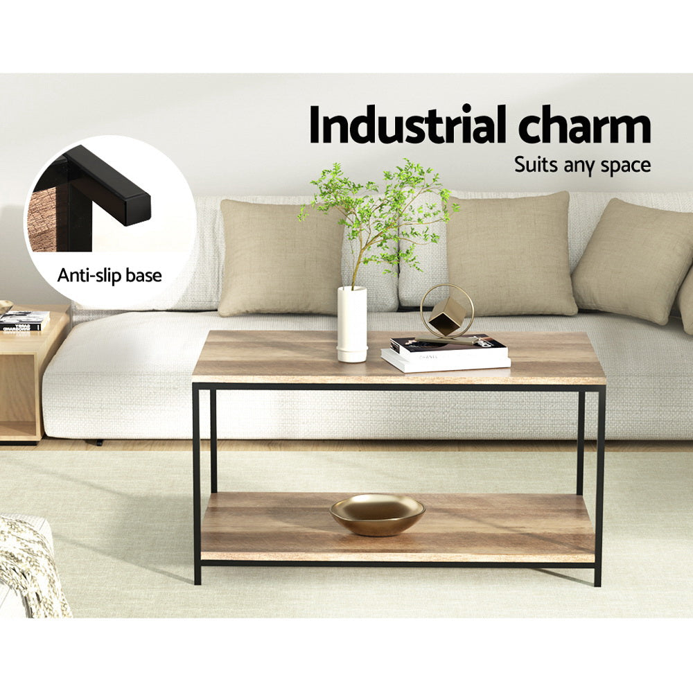 Marlook Coffee Table Rectangular 93CM Walnut Olin